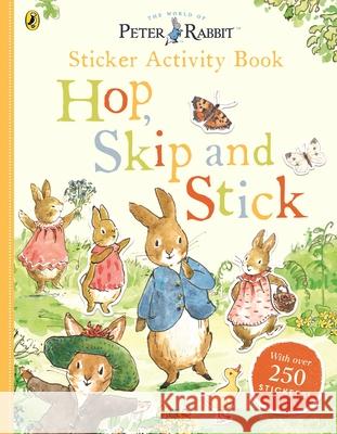 Peter Rabbit Hop, Skip, Stick Sticker Activity Beatrix Potter 9780241371749