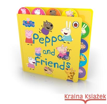 Peppa Pig: Peppa and Friends: Tabbed Board Book Peppa Pig 9780241425060 Penguin Random House Children's UK