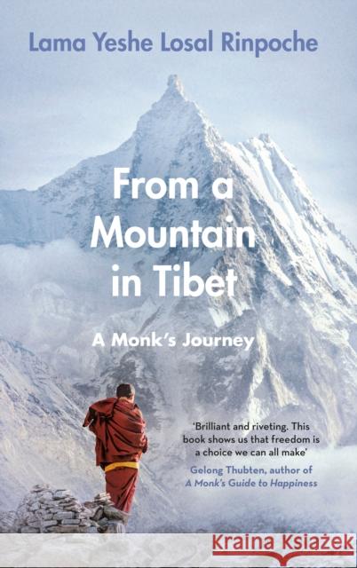 From a Mountain in Tibet: A Monk's Journey Rinpoche, Yeshe Losal 9780241439272 Penguin Books Ltd