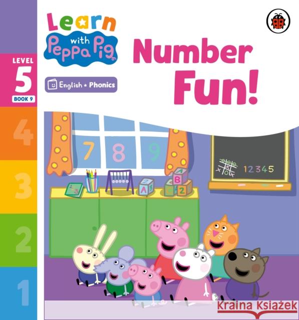 Learn with Peppa Phonics Level 5 Book 9 – Number Fun! (Phonics Reader) Peppa Pig 9780241577165 Penguin Random House Children's UK