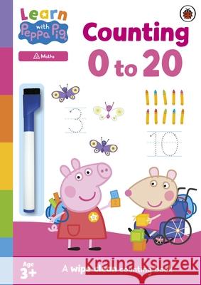 Learn with Peppa: Counting 0–20: Wipe-Clean Activity Book Peppa Pig 9780241601808 Penguin Random House Children's UK