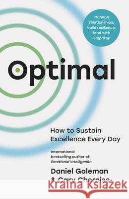 Optimal: How to Sustain Excellence Every Day Cary Cherniss 9780241609033 Penguin Books Ltd