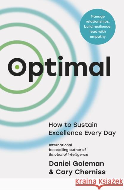 Optimal: How to Sustain Excellence Every Day Cary Cherniss 9780241609071 Penguin Books Ltd