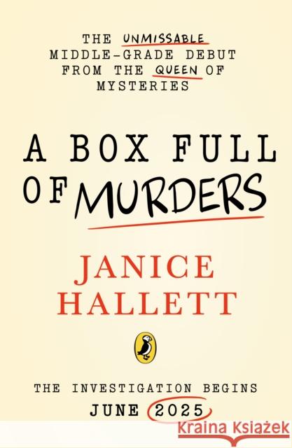 A Box Full of Murders Janice Hallett 9780241636183