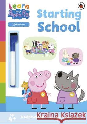 Learn with Peppa: Starting School wipe-clean activity book Peppa Pig 9780241645635 Penguin Random House Children's UK