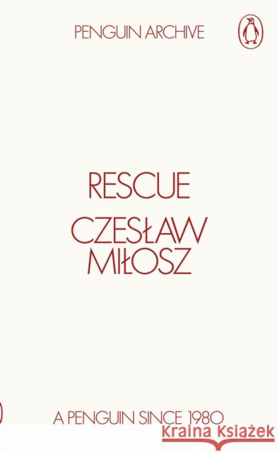 Rescue Czeslaw Milosz 9780241752395