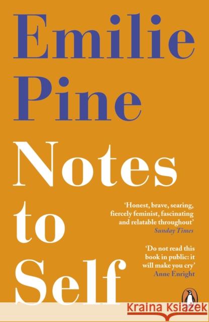 Notes to Self Pine, Emilie 9780241986226 Penguin Books Ltd