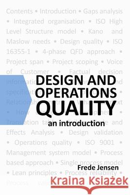 Design and Operations Quality: An introduction Jensen, Frede 9780244021719