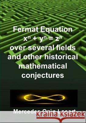 Fermat Equation over several fields and other historical mathematical conjectures Orús Lacort, Mercedes 9780244166458