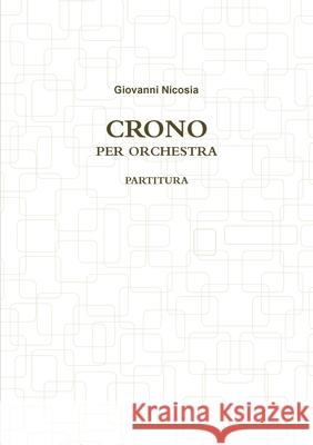 Crono Giovanni Nicosia 9780244912406