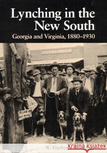 Lynching in the New South: Georgia and Virginia, 1880-1930 Brundage, W. Fitzhugh 9780252063459 University of Illinois Press
