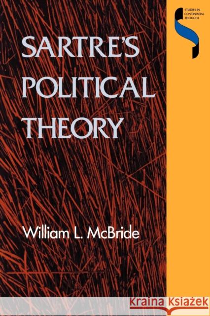 Sartre's Political Theory William L. McBride 9780253206558