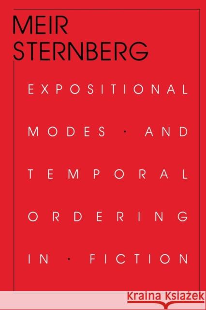 Expositional Modes and Temporal Ordering in Fiction Meir Sternberg 9780253207913