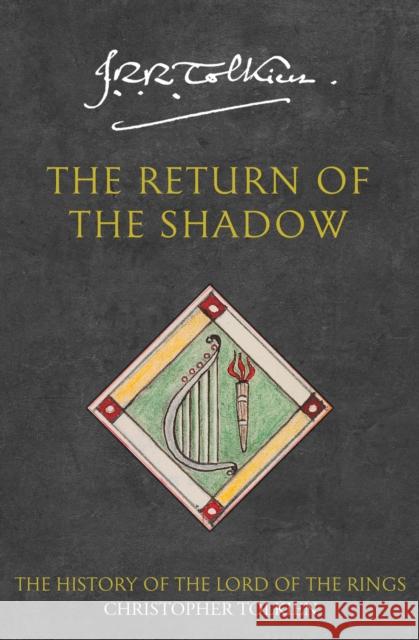 The Return of the Shadow J R R Tolkien 9780261102248 HarperCollins Publishers