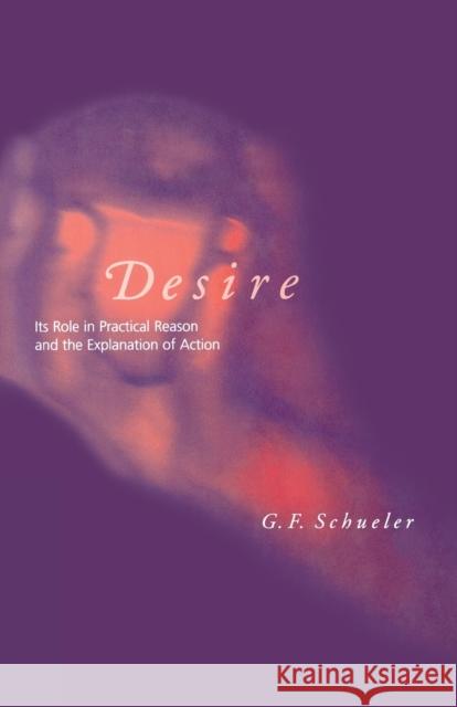 Desire: Its Role in Practical Reason and the Explanation of Action G. F. Schueler 9780262528573 Mit Press