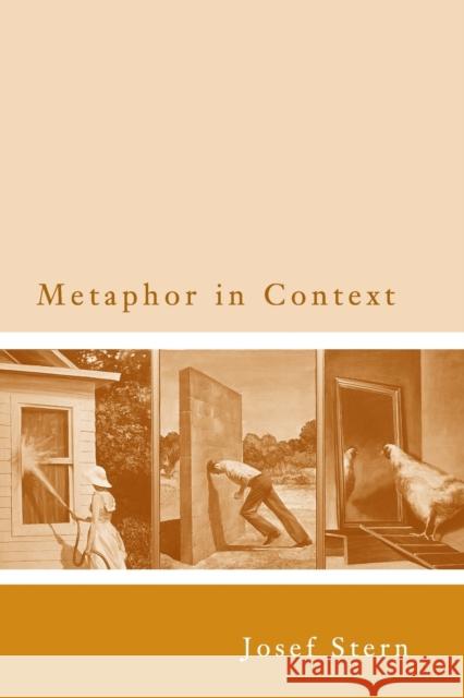 Metaphor in Context Josef Stern 9780262529587 Bradford Book