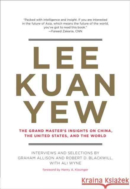 Lee Kuan Yew Graham Allison 9780262539500 MIT Press Ltd