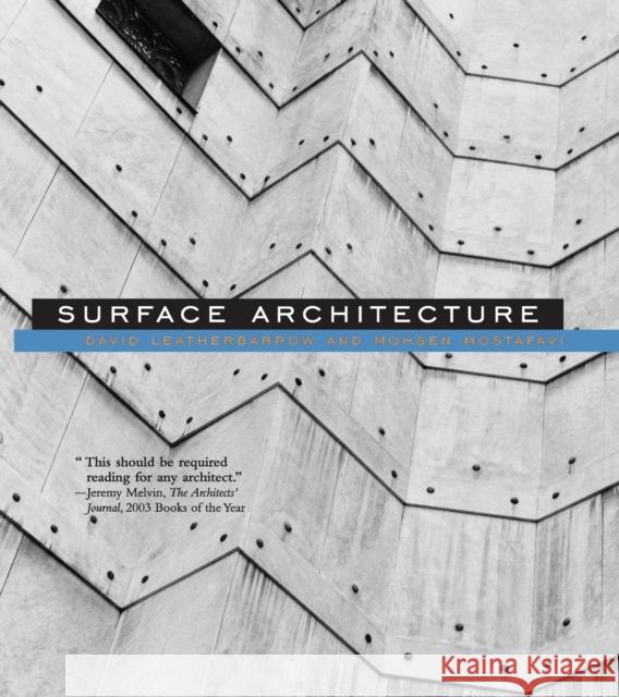 Surface Architecture   9780262621946 0