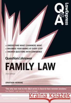 Law Express Question and Answer: Family Law Jonathan Herring 9780273783633 0