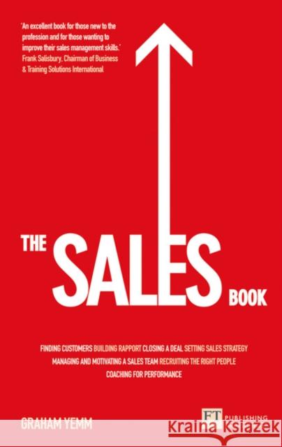 The Sales Book Graham Yemm 9780273792918 Pearson Education Limited