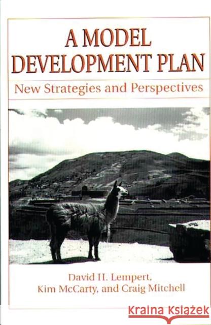 A Model Development Plan: New Strategies and Perspectives Lempert, David H. 9780275963606