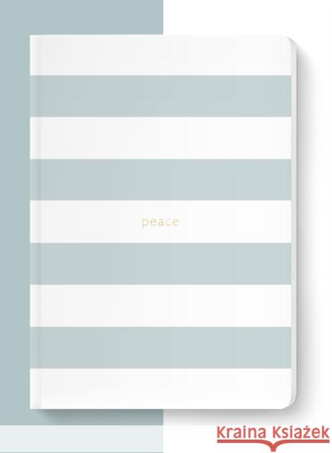 Spirit Stationery Striped A5 Notebook: Dusty Blue Spck 9780281079803