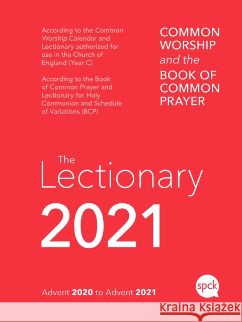 Common Worship Lectionary 2021 Spiral Bound  9780281083978 SPCK Publishing