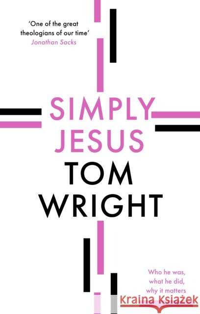Simply Jesus: Who He Was, What He Did, Why It Matters Tom Wright 9780281086726 SPCK Publishing