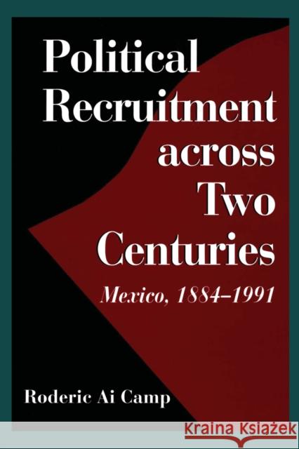 Political Recruitment Across Two Centuries: Mexico, 1884-1991 Camp, Roderic Ai 9780292711730