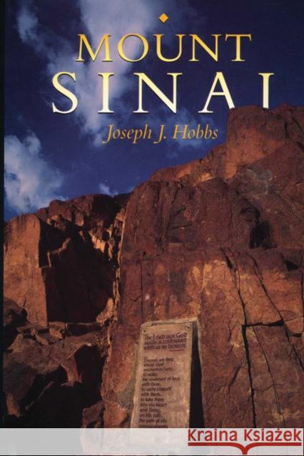 Mount Sinai Joseph J. Hobbs 9780292730946