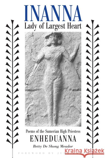 Inanna, Lady of Largest Heart: Poems of the Sumerian High Priestess Enheduanna Meador, Betty de Shong 9780292752429 University of Texas Press
