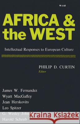 Africa and the West Curtin, Philip D. 9780299061241