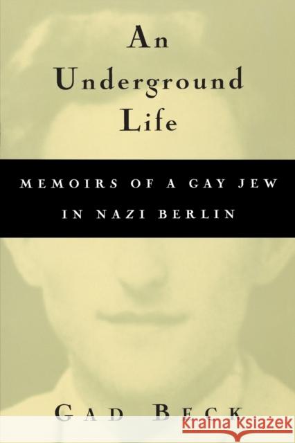 An Underground Life: Memoirs of a Gay Jew in Nazi Berlin Beck, Gad 9780299165048 University of Wisconsin Press