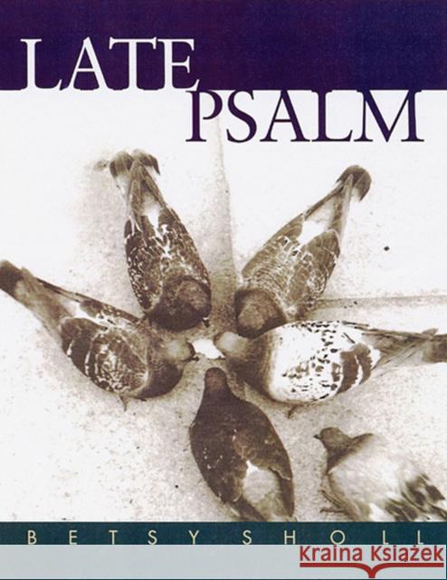 Late Psalm Betsy Sholl 9780299198947 University of Wisconsin Press