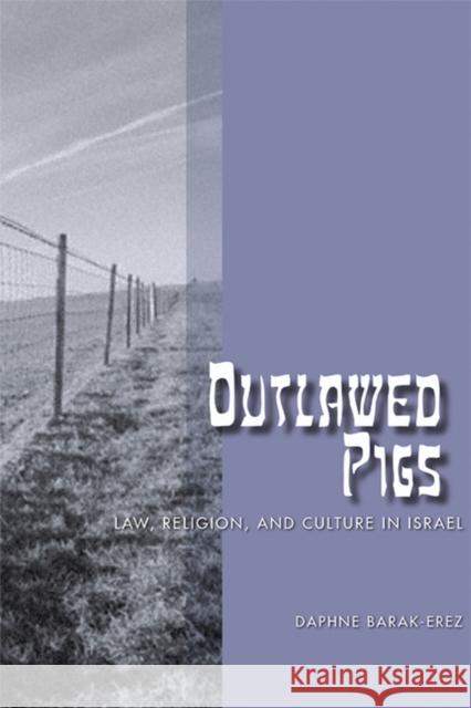 Outlawed Pigs: Law, Religion, and Culture in Israel Barak-Erez, Daphne 9780299221607 University of Wisconsin Press