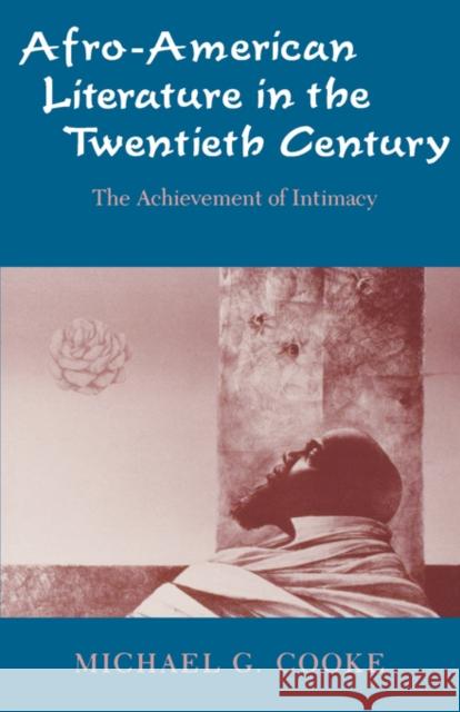 Afro-American Literature in Thetwentieth-Century Cooke, Michael G. 9780300036244