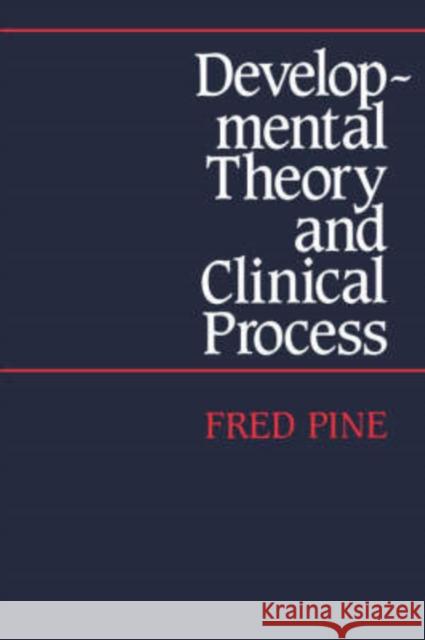 Developmental Theory and Clinical Process Fred Pine 9780300040029 Yale University Press