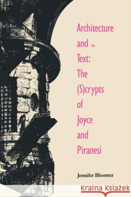 Architecture and the Text: The (S)Crypts of Joyce and Piranesi Bollmer, Jennifer 9780300063028 Yale University Press