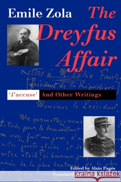 The Dreyfus Affair: Jaccuse and Other Writings Zola, Emile 9780300073676 Yale University Press