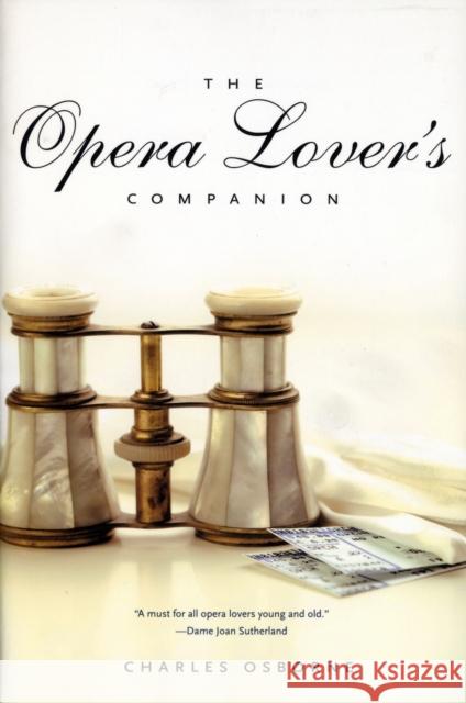 The Opera Lover's Companion Osborne, Charles 9780300123739