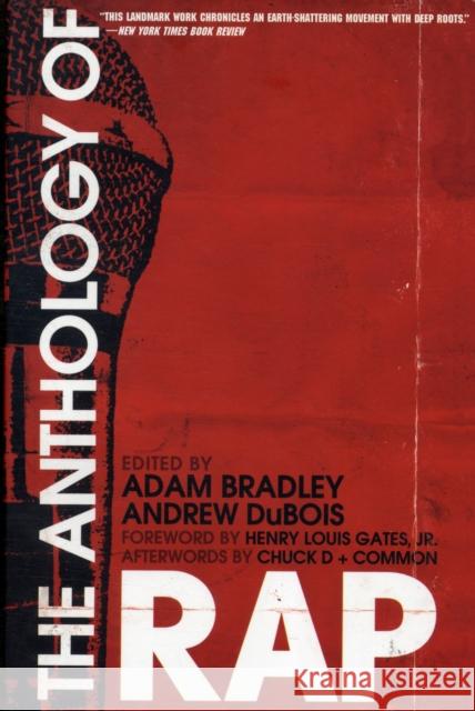 The Anthology of Rap Adam Bradley 9780300141917