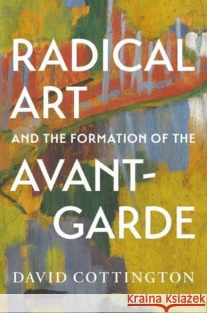 Radical Art and the Formation of the Avant-Garde David Cottington 9780300166736