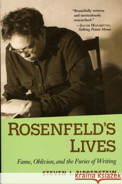 Rosenfeld's Lives Zipperstein, Steven J. 9780300171532