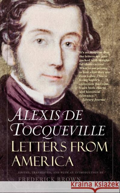 Letters from America Alexis de Tocquevill 9780300181838 0