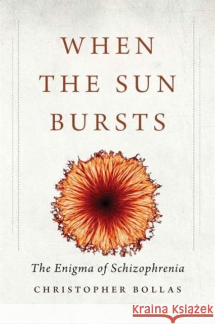 When the Sun Bursts: The Enigma of Schizophrenia Christopher Bollas 9780300223651 Yale University Press