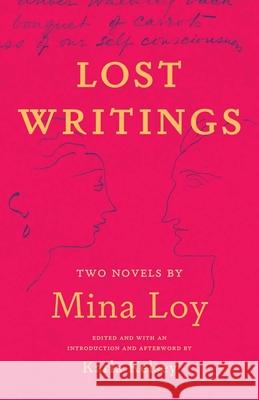 Lost Writings Mina Loy 9780300269420