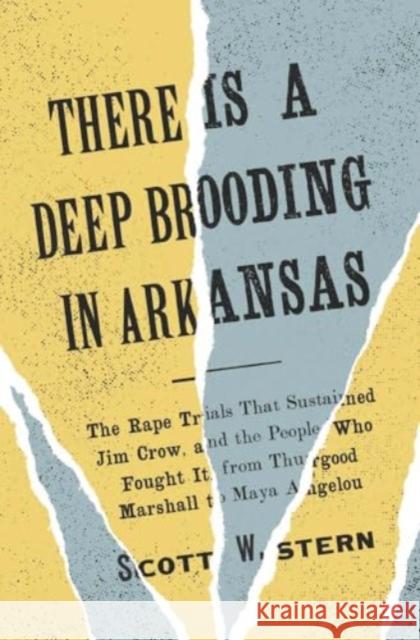 There Is a Deep Brooding in Arkansas: The Rape Trials That Sustained Jim Crow, and the People Who Fought It, from Thurgood Marshall to Maya Angelou Scott W. Stern 9780300273571