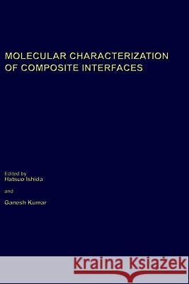 Molecular Characterization of Composite Interfaces Hatsuo Ishida Ganesh Kumar Hatsuo Ishida 9780306418372 Springer