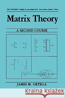 Matrix Theory: A Second Course James M. Ortega 9780306424335 Springer