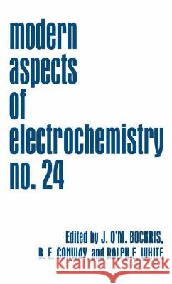 Modern Aspects of Electrochemistry: Volume 24 Bockris, John O'm 9780306442889 Plenum Publishing Corporation